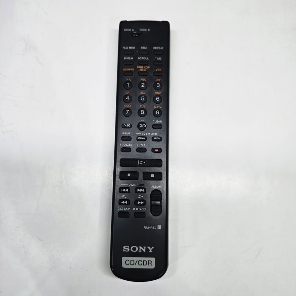Sony OEM Remote Control RM-R52 for CD/CDR RCD-W500C Player Recorder TESTED WORKS